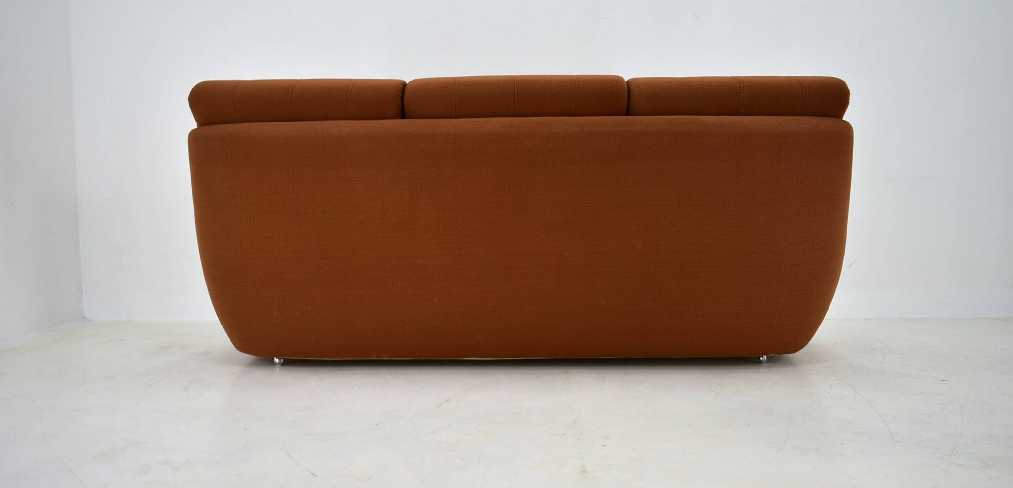 20th Century , Brown Atlantis Three seats Sofa, 1960s