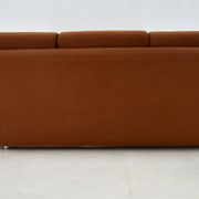 20th Century , Brown Atlantis Three seats Sofa, 1960s