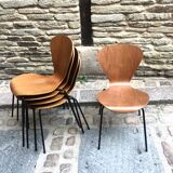 5 Arne Jacobsen chairs