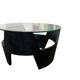 Table basse ronde vintage space age / table basse