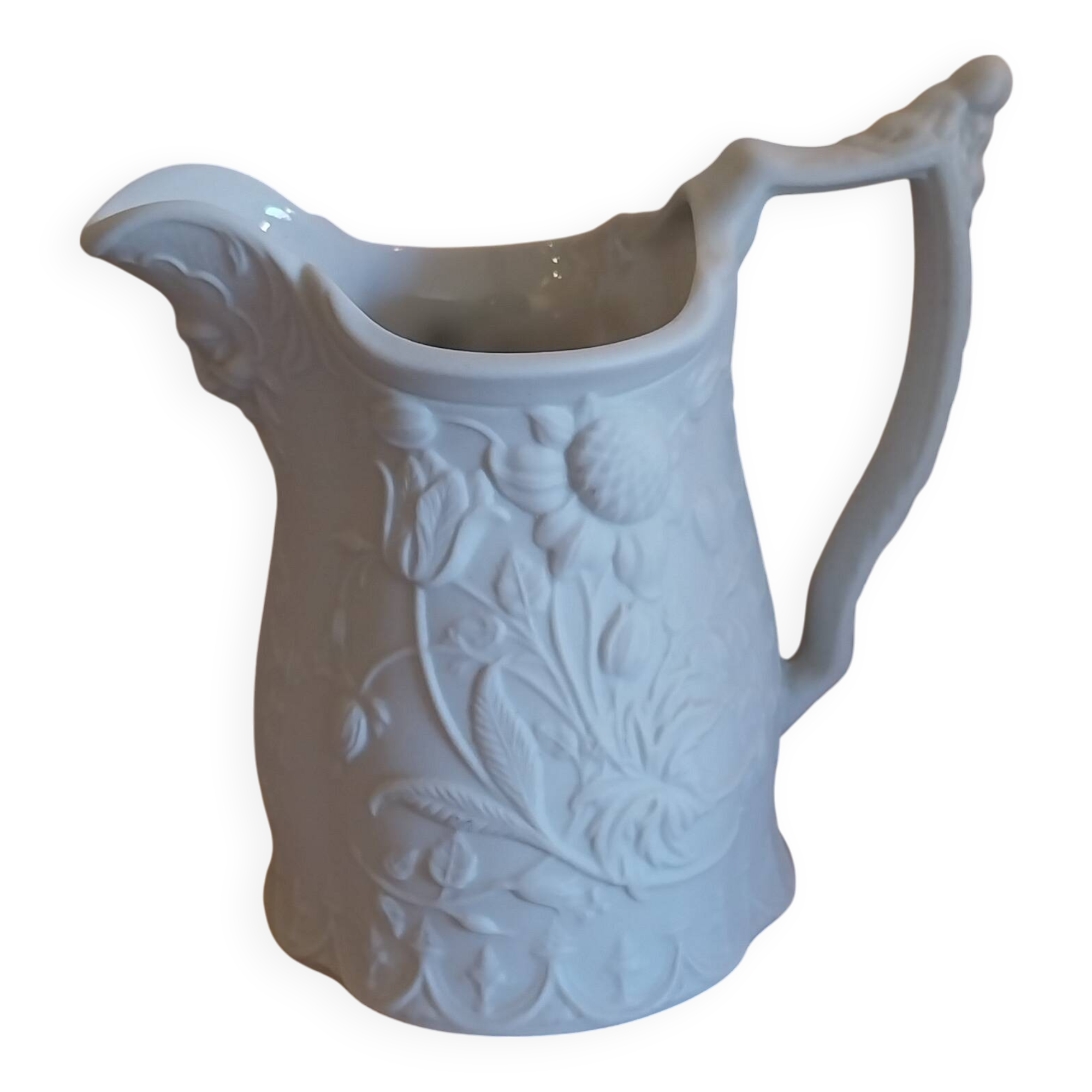 Vintage Portmeirion England biscuit porcelain milk jug