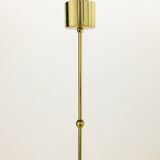Space Age Sputnik Brass & Glass Globes Ceiling Light/Chandelier from Kaiser Leuchten, Germany, 1960s