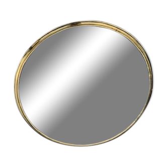 Round mirror metal dore