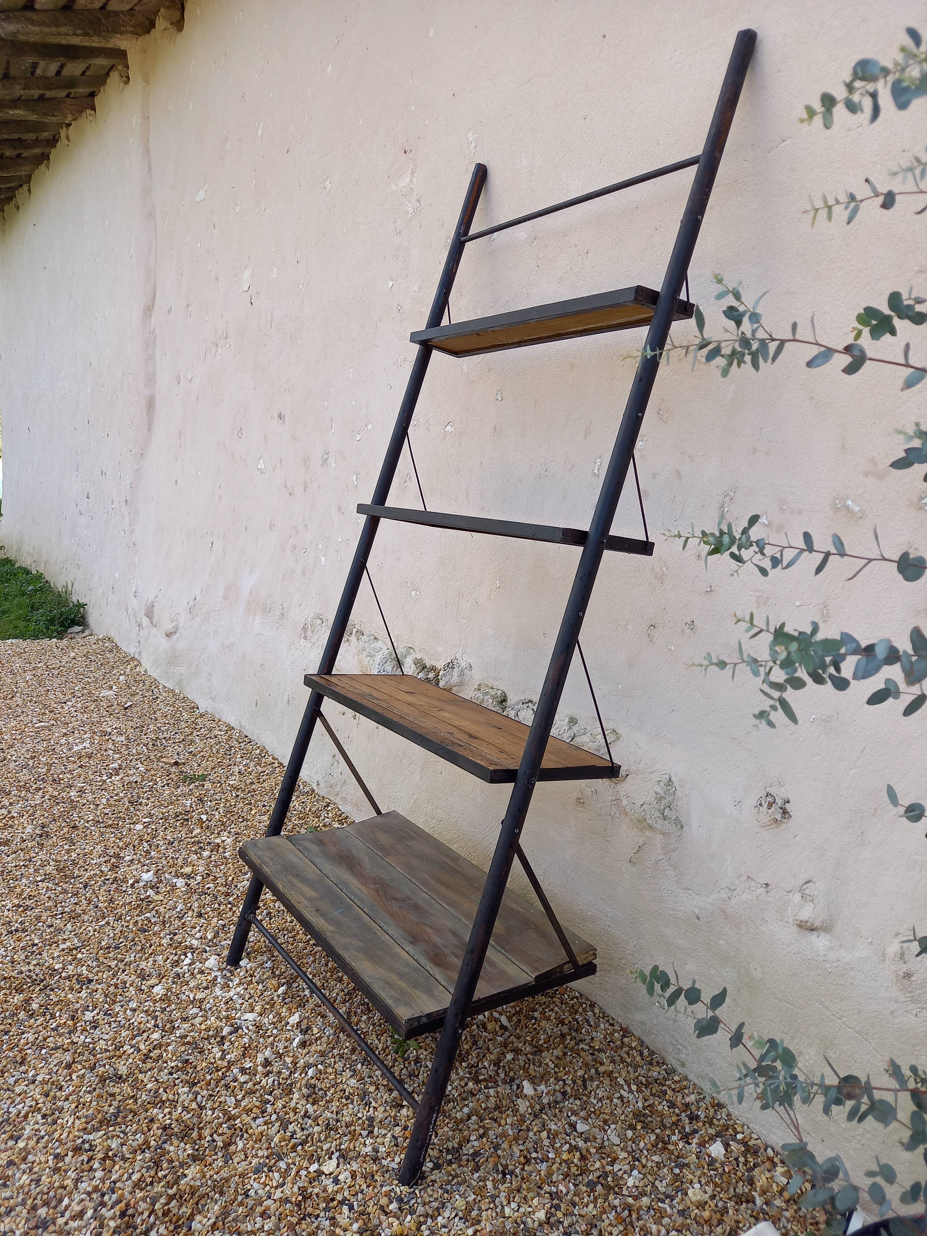 Iron and wood shelf
