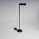 Lampe sur pied Haloprofil 878HR par Viktor Frauenknecht pour Swiss Lamps en noir