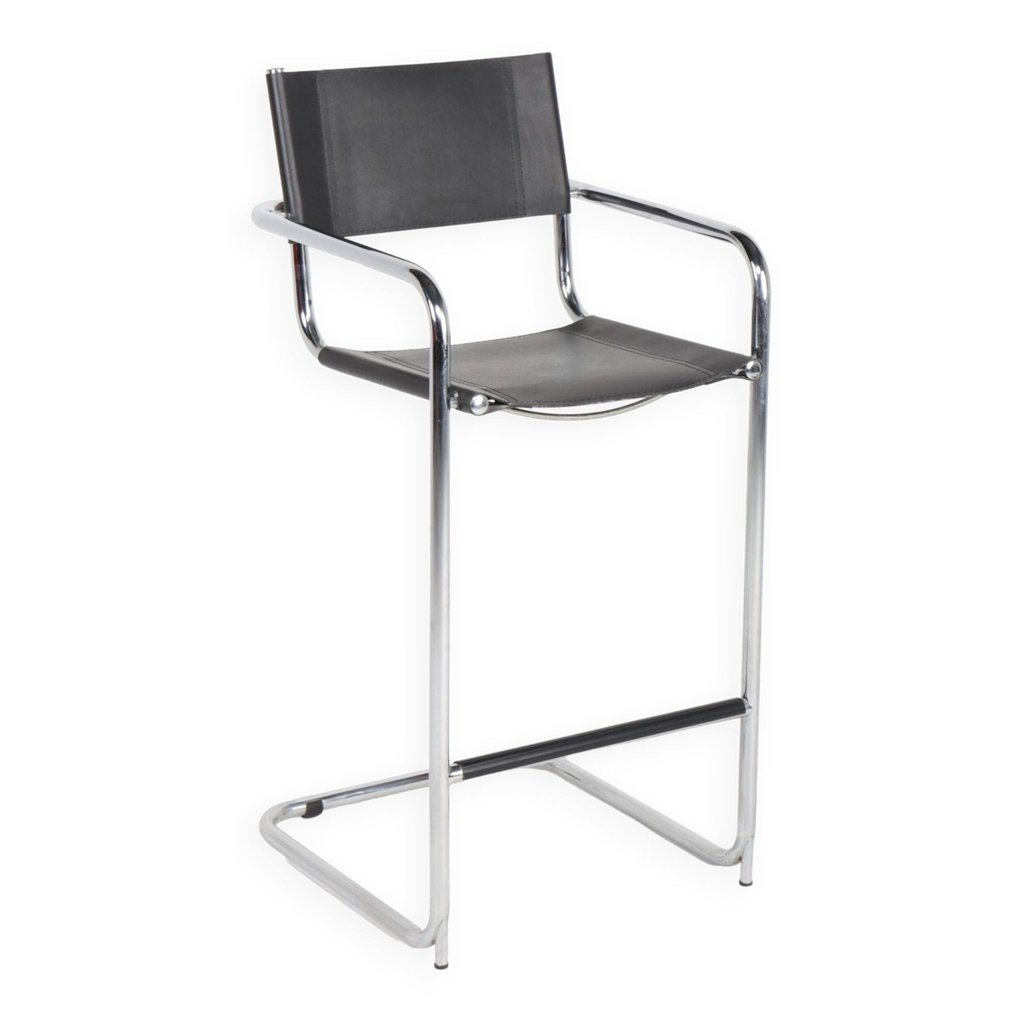 Bauhaus style tubular bar stool