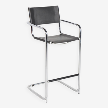Bauhaus style tubular bar stool
