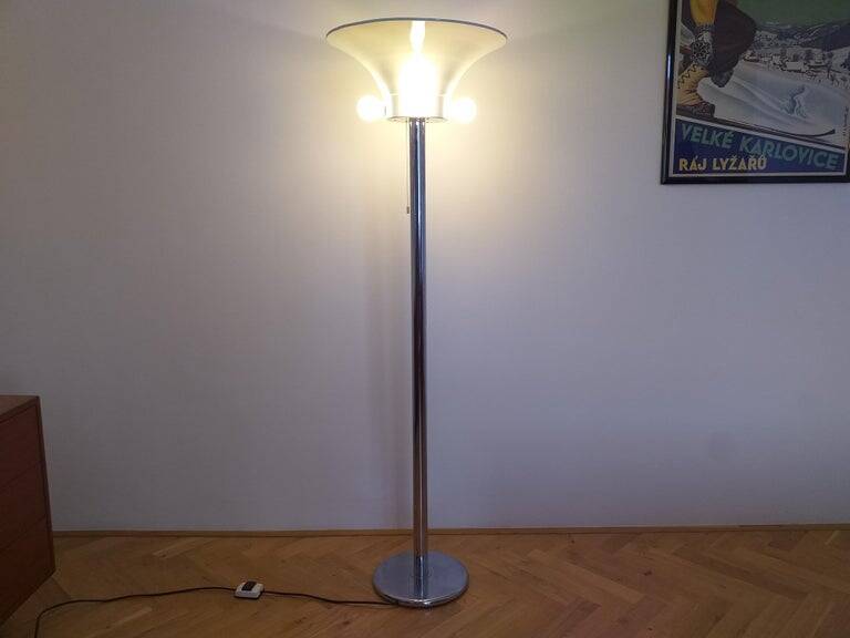 Mid Century Floor Lamp Staff Leuchten, 1970s
