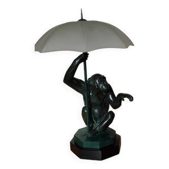 Sculpture lampe de Max Le Verrier