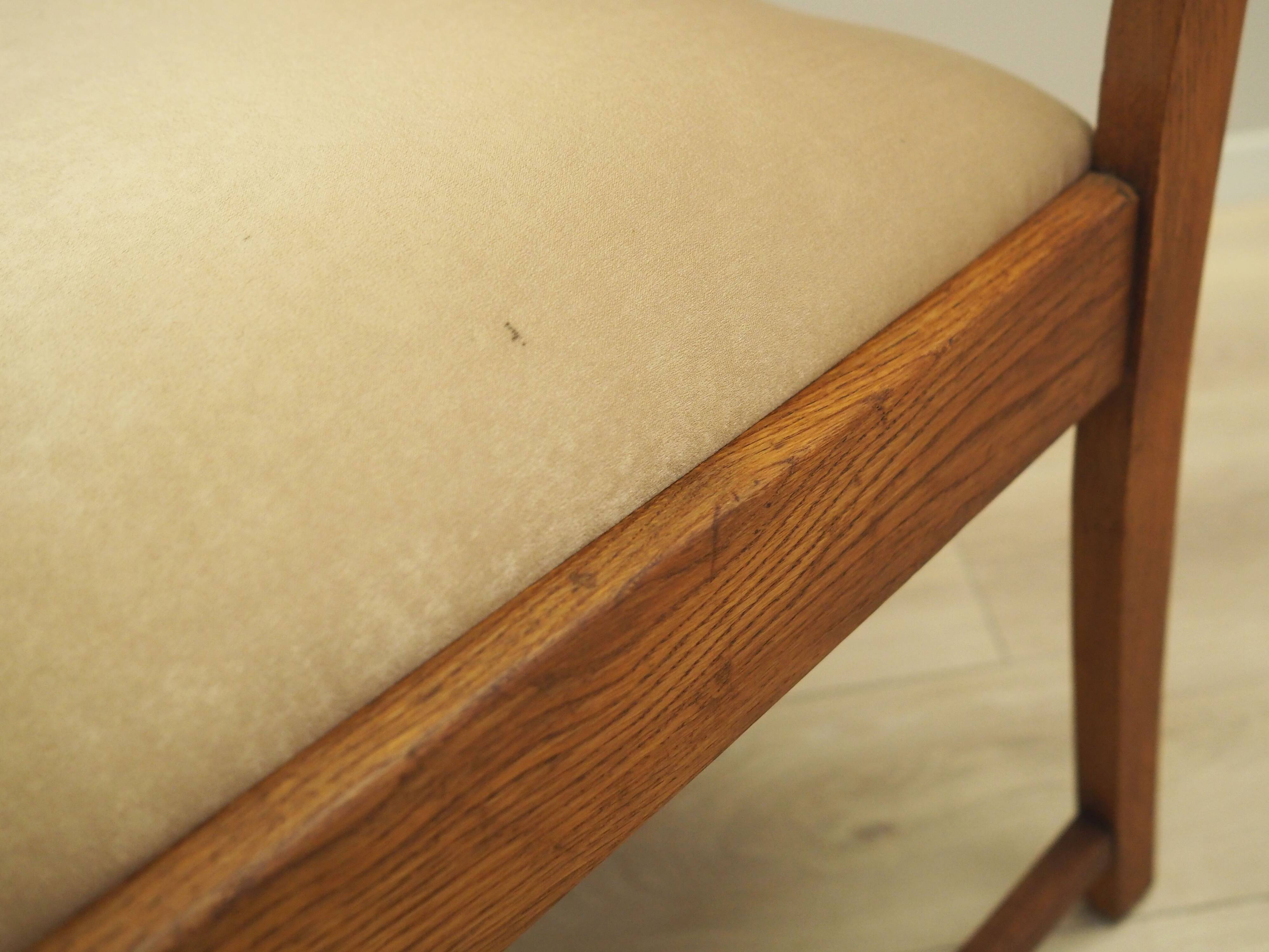 Fauteuil en chêne, Art Déco, années 1950, production : Danemark