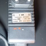 Cobra leather desk lamp by Traso Milano 1988