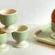 6 coquetiers sur plateau céramique par villeroy & boch