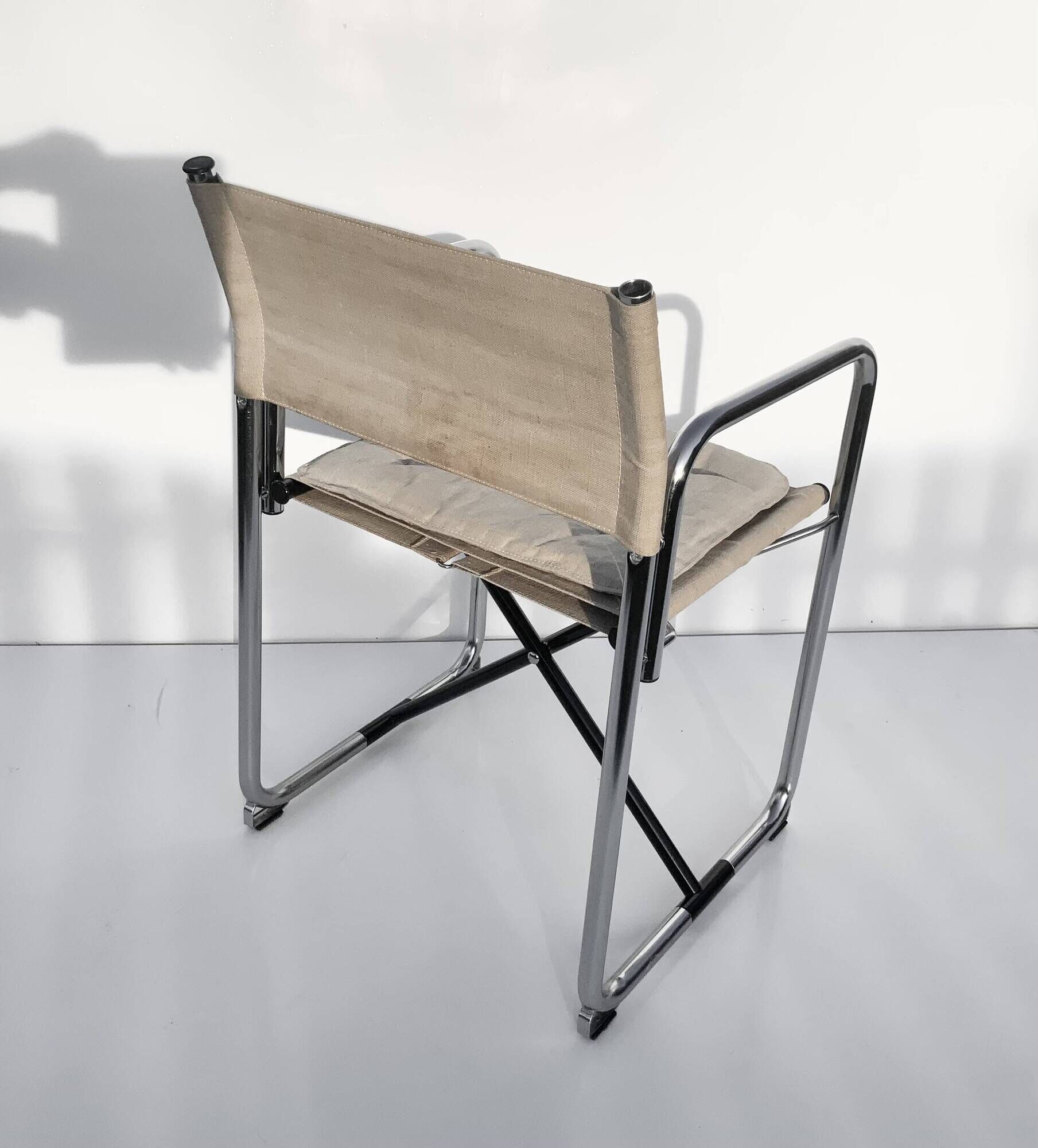 Folding Canvas Chair X75-2 Börje Lindau & Bo Lindekrantz Lammhults 1970s