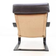 Finnish Mid-Century Leather Lounge or Armchair, 1970s