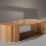 Solid ash coffee table
