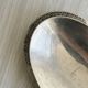 Silver-plated metal empty pocket on ball feet