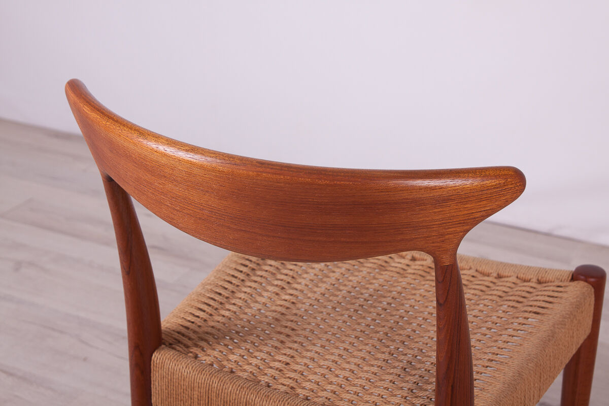 Danish Dining Chairs by Arne Hovmand-Olsen for Mogens Kold, 1960s, Set of 4