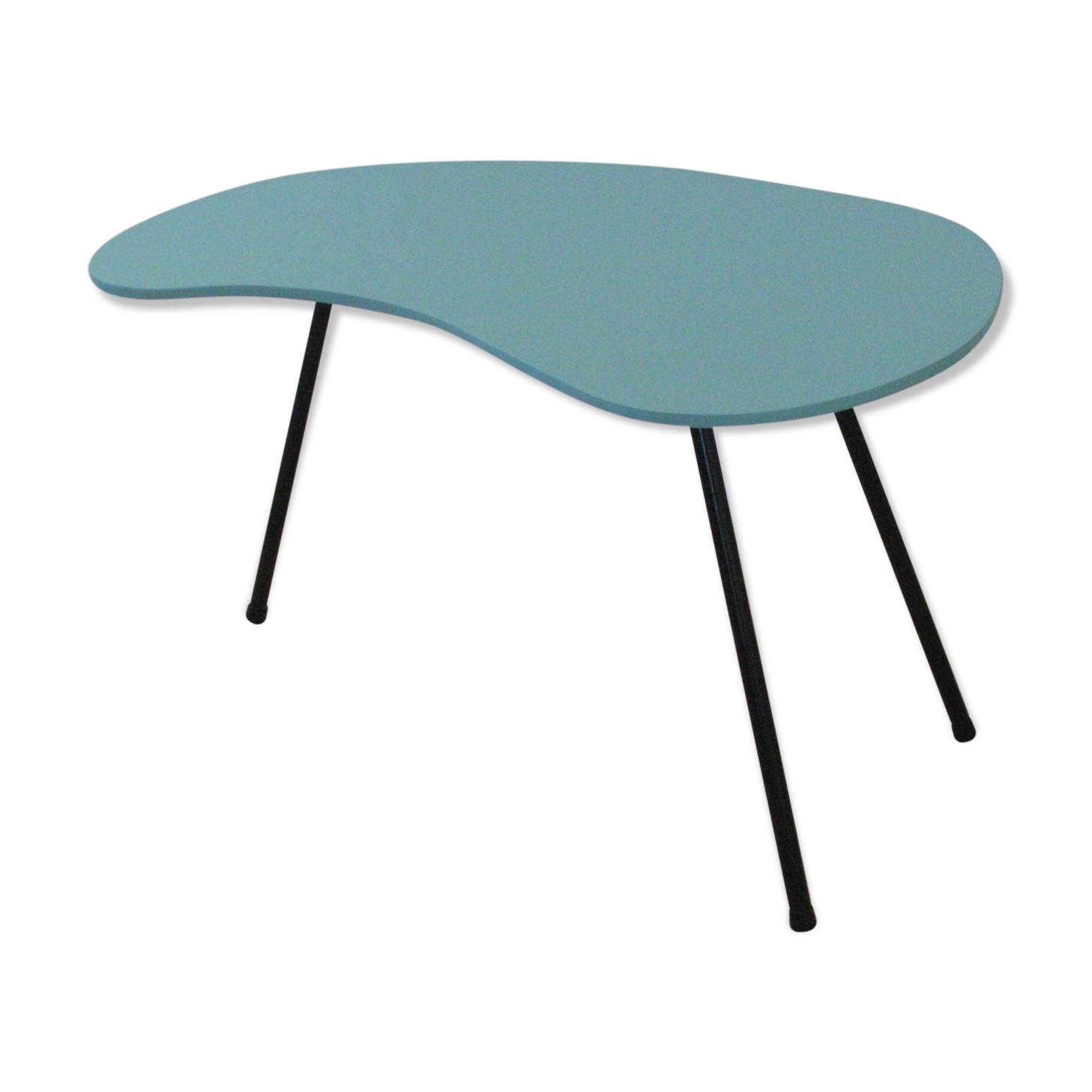 Table basse tripode en forme de haricot années 50/60