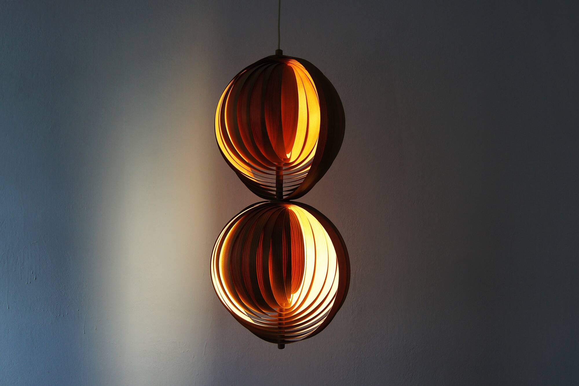 Lampe Lune Suspendue par Hans Agne Jakobsson pour Hans Agne Jakobsson Ab Markaryd, 1960s