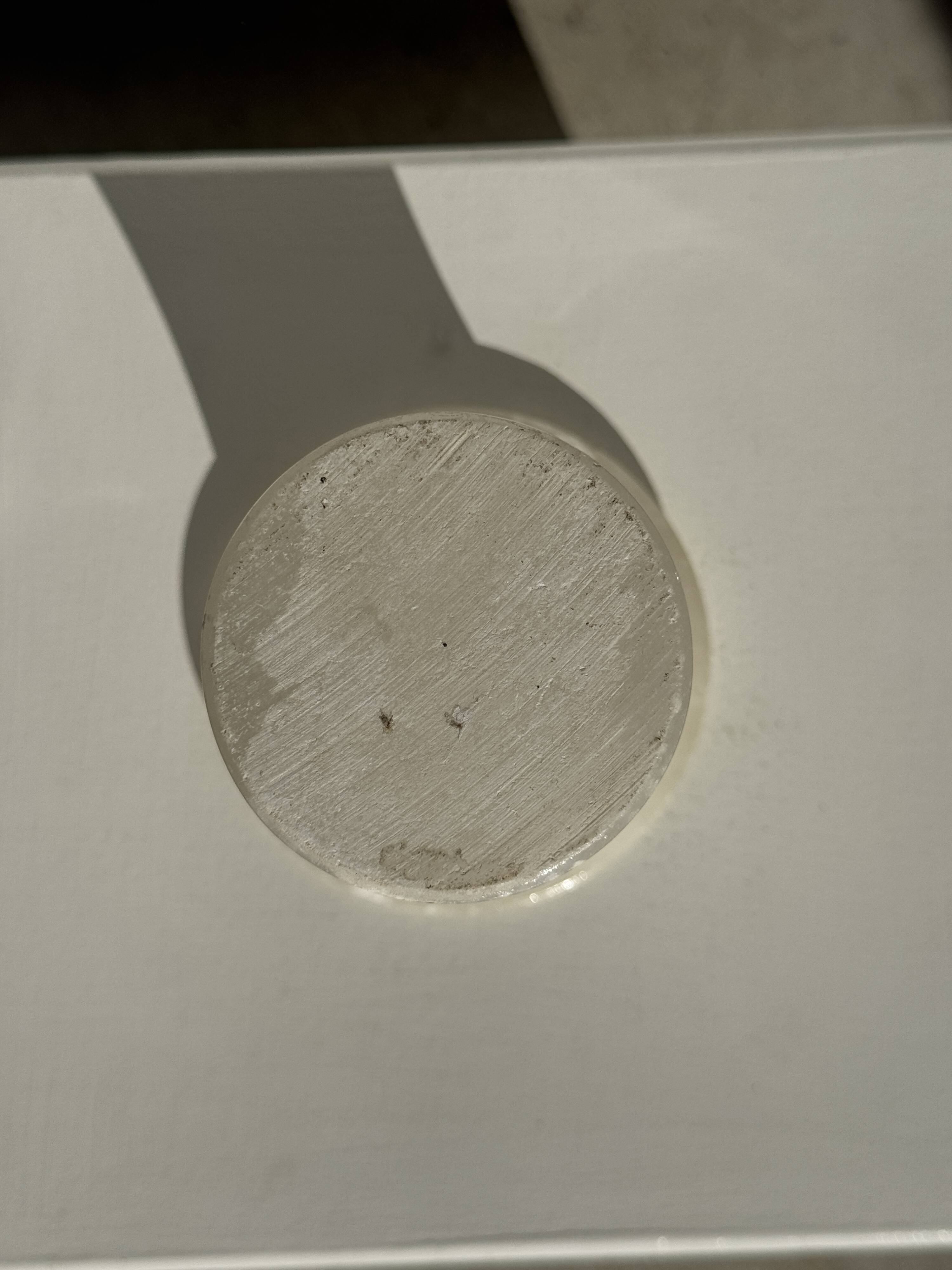 Small Médicis vase in alabaster H15.5 D11