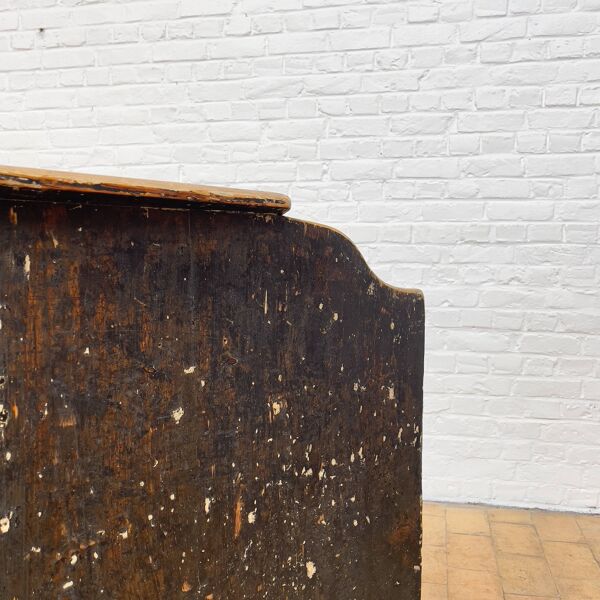 Ancien comptoir de magasin en bois début XXème