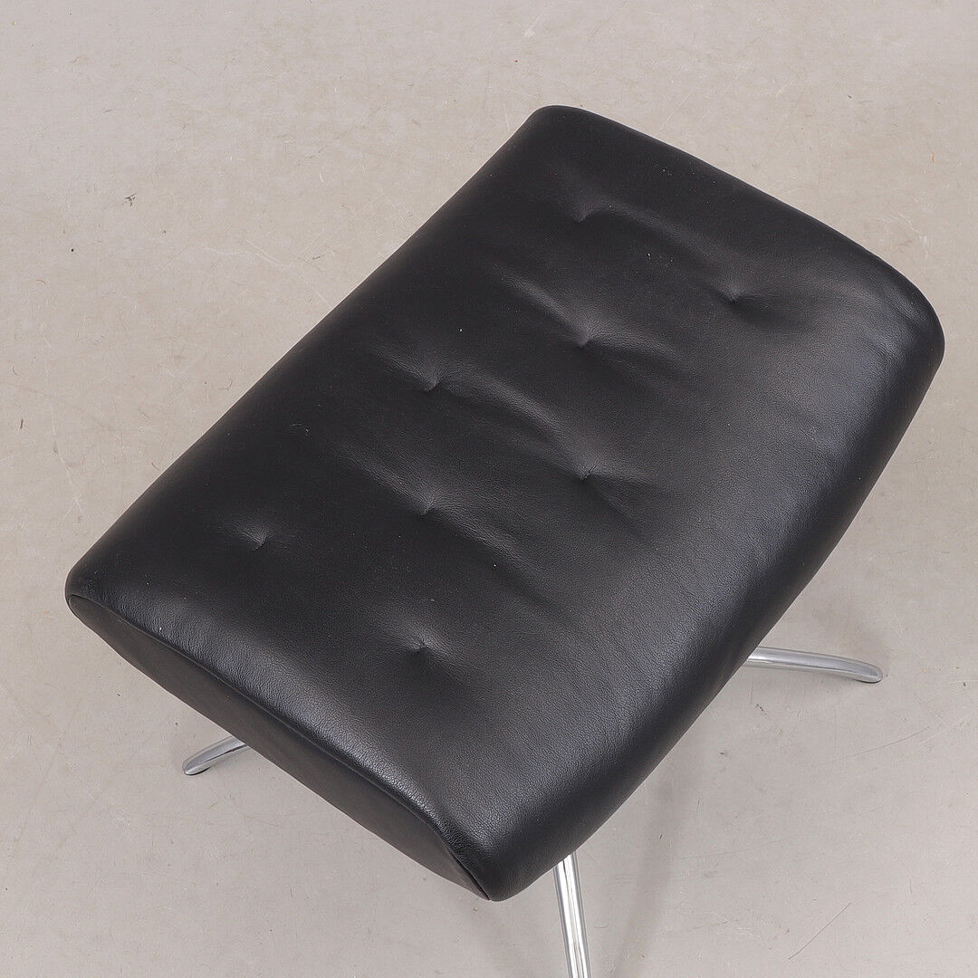 Stressless manual upholstered relax armchair and ottoman sound – Metro