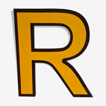 Vintage letter LED "R"