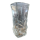Large vintage pressed glass vase