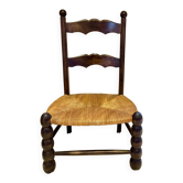brutalist wooden chair dudouyt