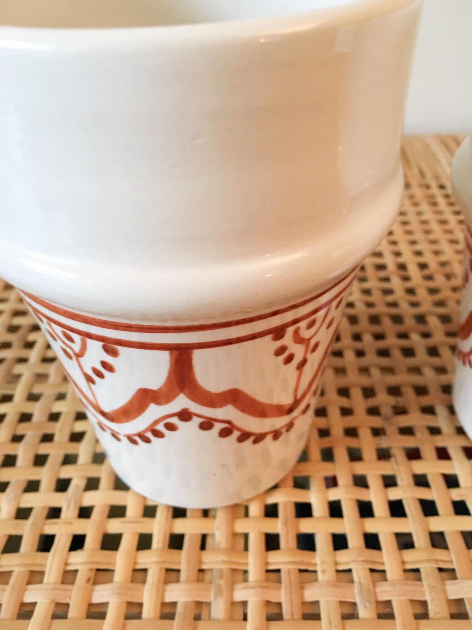 Lot of 2 Beldi cups in Moroccan ceramic