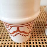 Lot of 2 Beldi cups in Moroccan ceramic