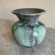 Blue lava style vase Vallauris