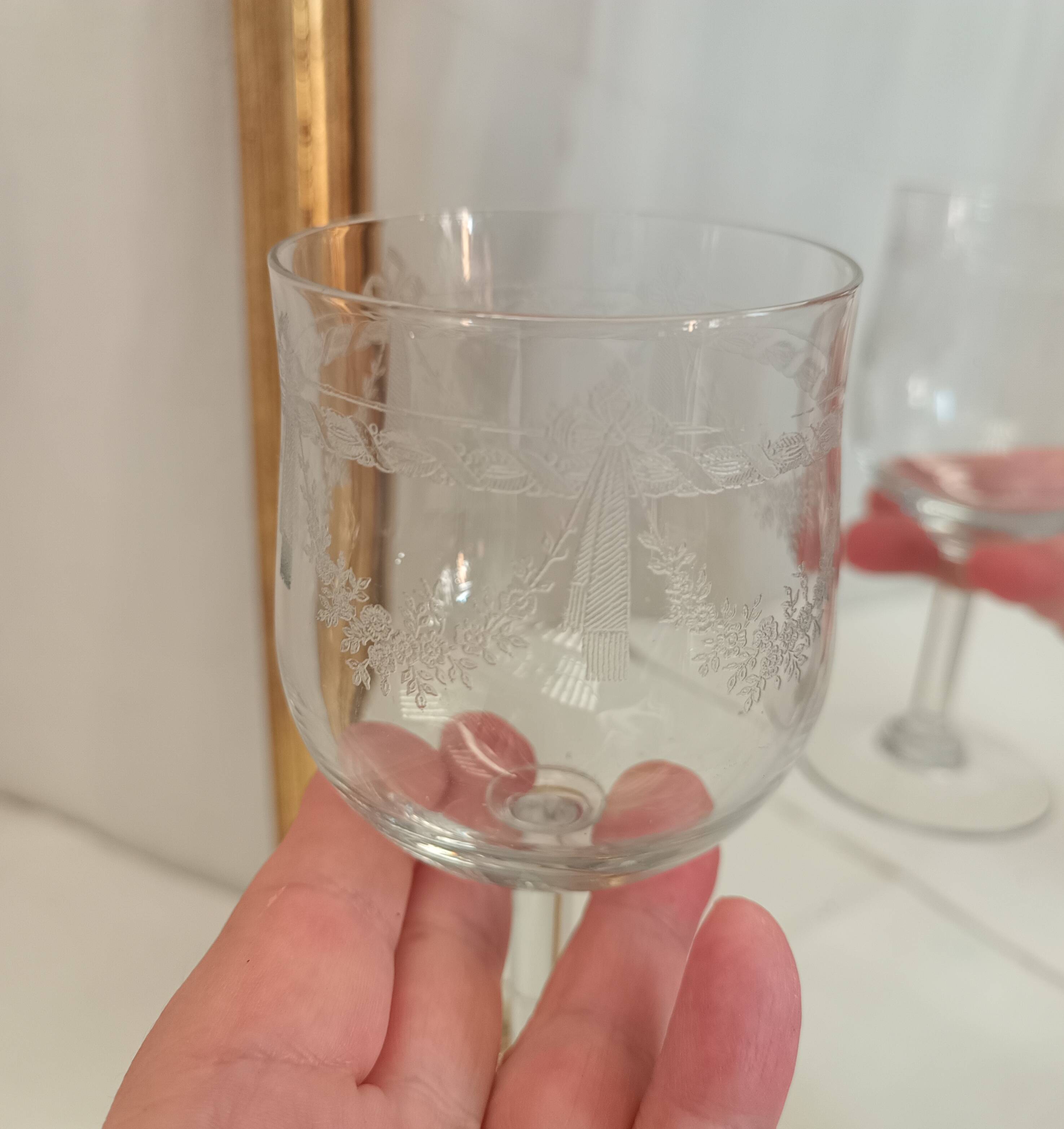 Grands verres Meisenthal modèle Pasteur gravure Empire