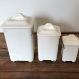 Set of 3 vintage Ditmar pots