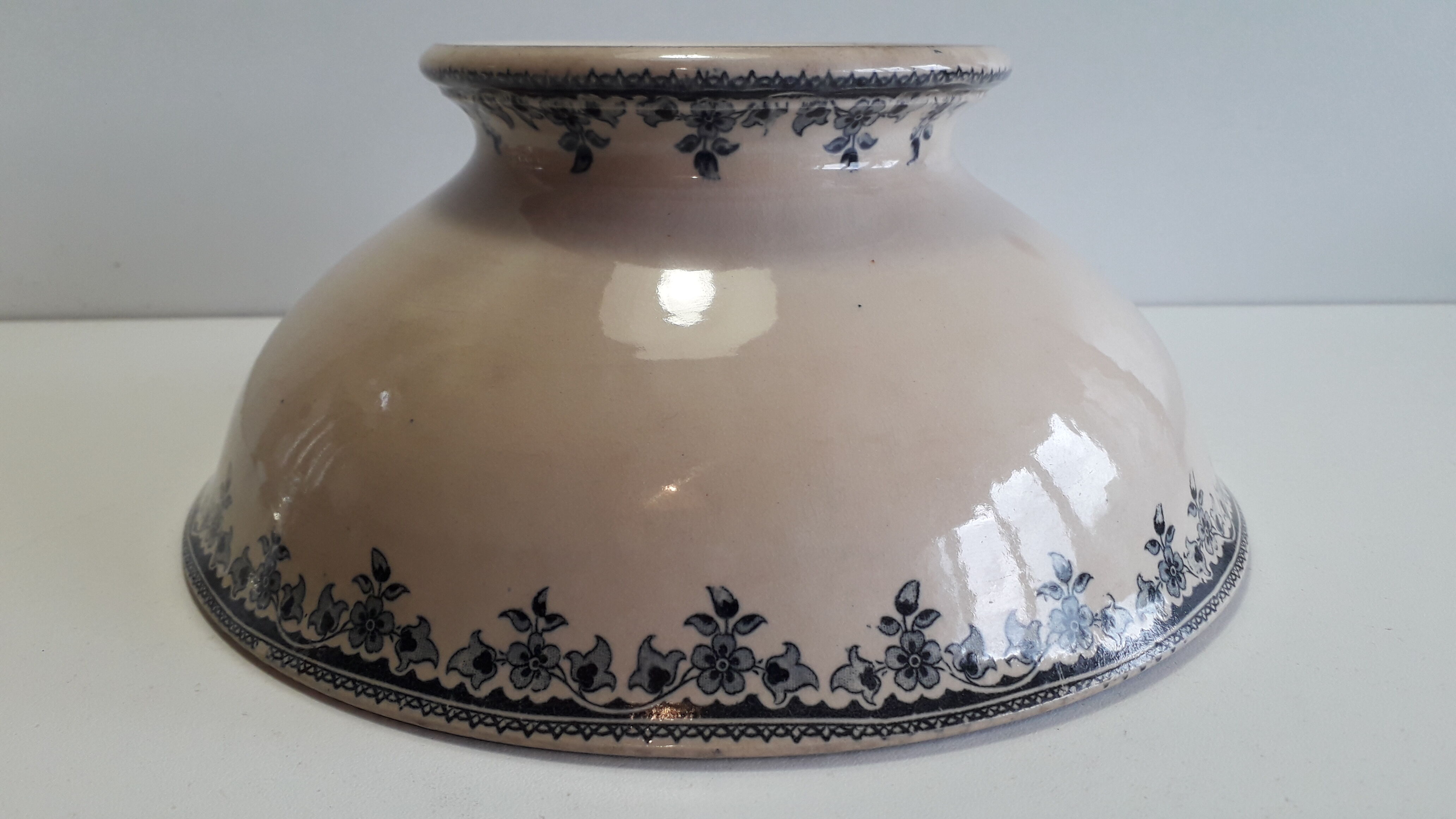 Decor floral salad bowl Choisy Le Roi H.B & cie
