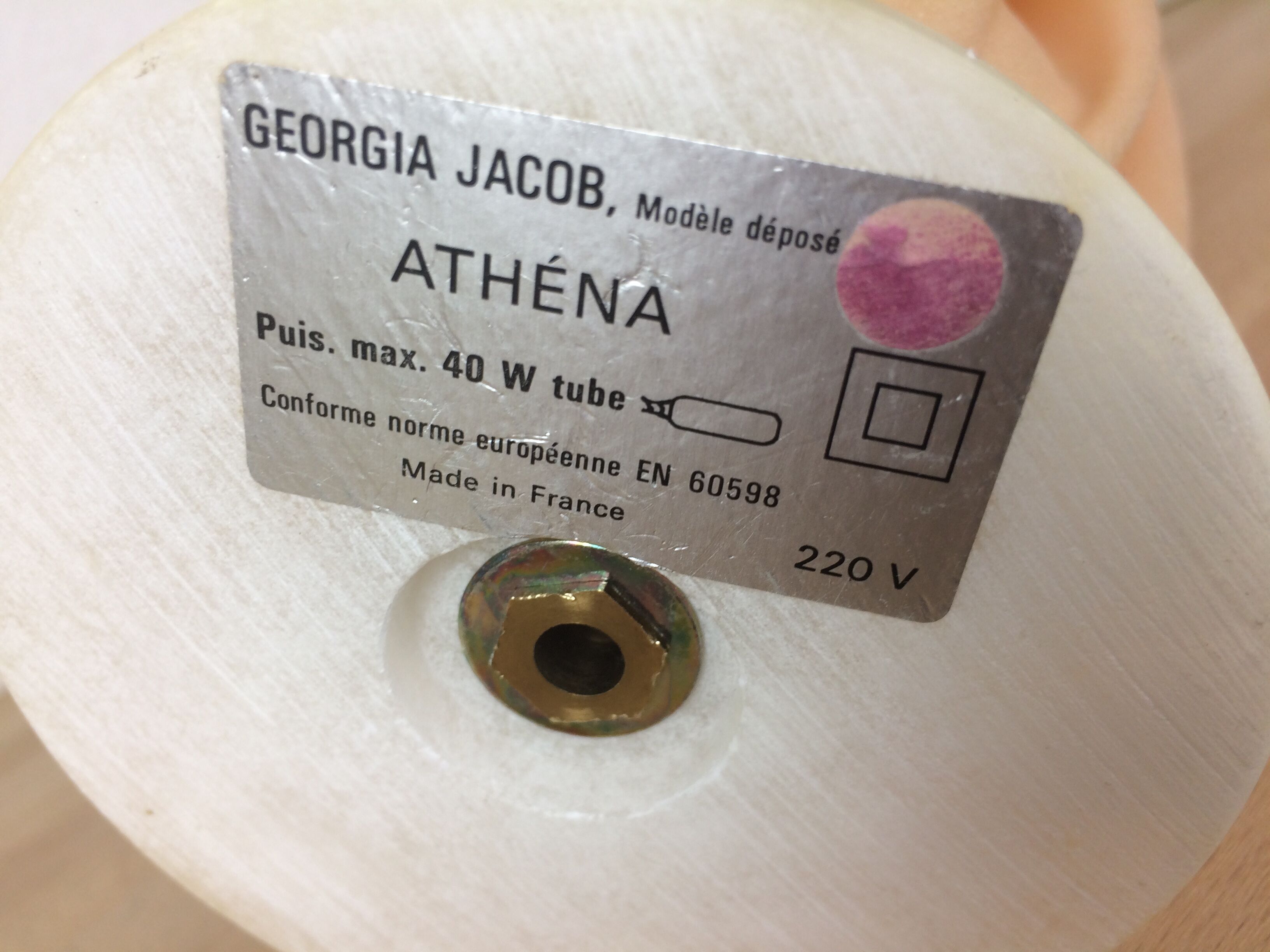 Georgia Jacob's Athena draped lamp