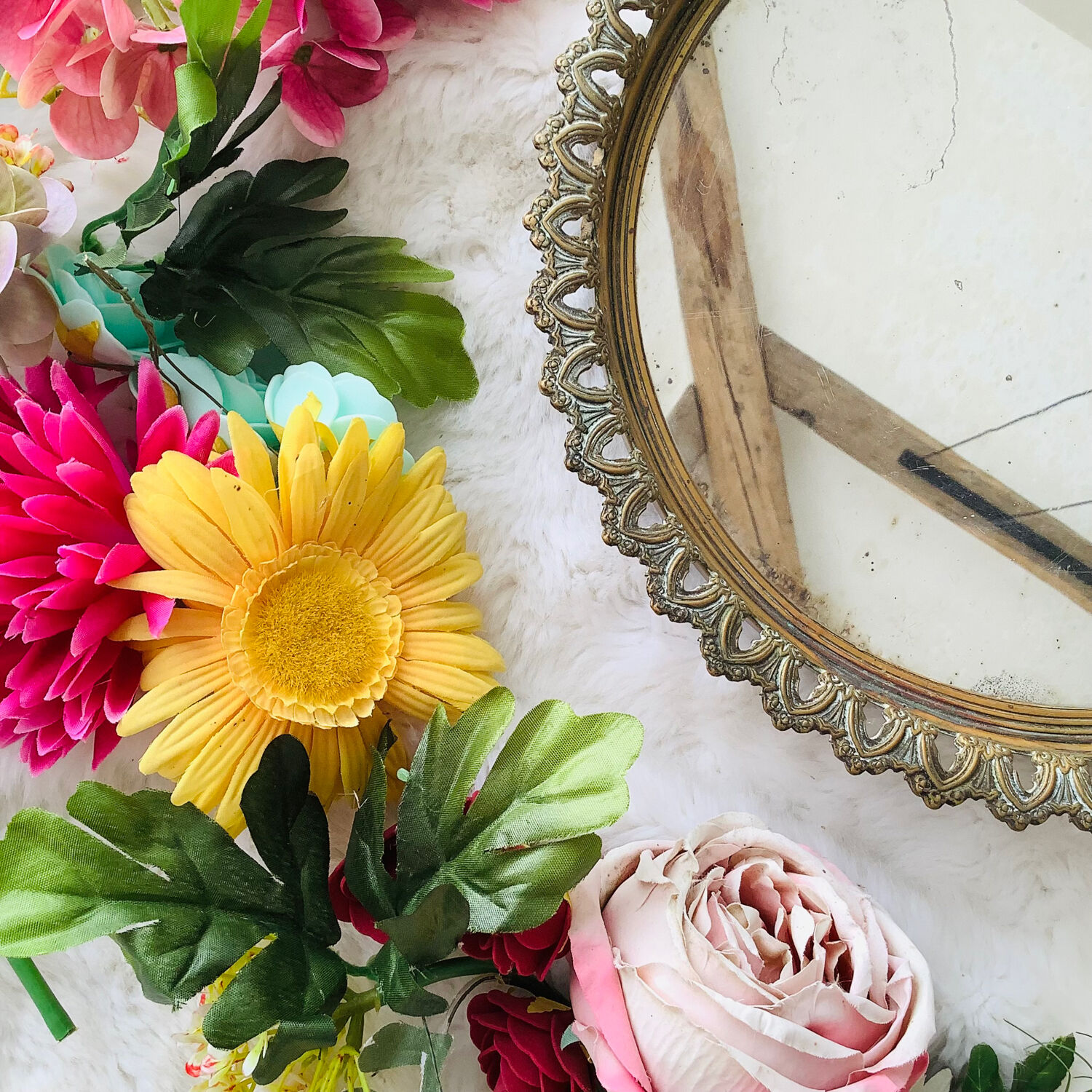 Miroir en laiton
