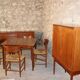 Extendable dining table "flip-top"/"wallet" Scandinavian vintage teak by Nils Jonsson for TROEDS