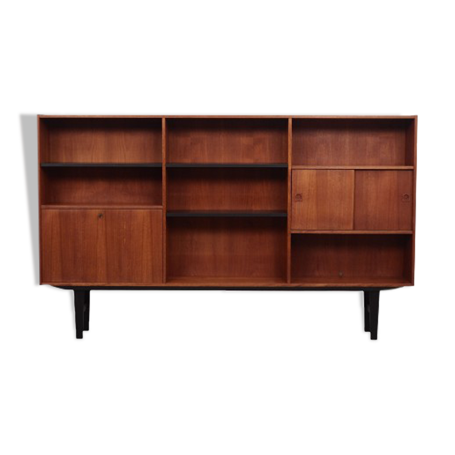 Teak bookcase, 70s, Danish design, production: Farsø Møbelfabrik