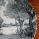 Assiette de collection gravure Boch la Louvière