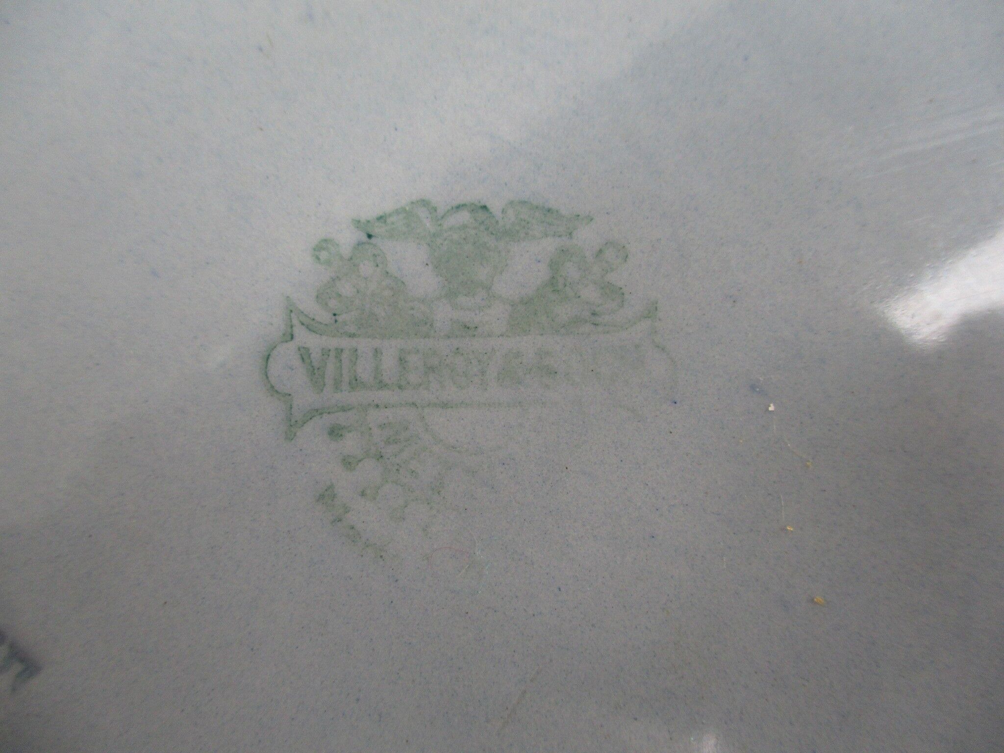 Plat Villeroy and Boch old blue earthenware