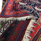 Amazing Persian hand made rug: Afshar 245 x 150 cm around 1930