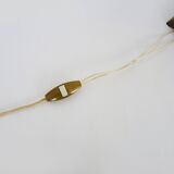 Chinese hexagonal bronze Pagoda table lamp from the 1950s