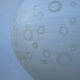 70s bubble glass pendant light
