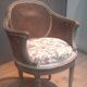 Caned armchair in Louis XVI style