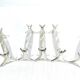 CHRISTOFLE - SET OF 11 SILVER-PLATED KNIFE RESTS
