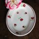 Ravier fleurs rouges Mireille Bandonviller Art Deco