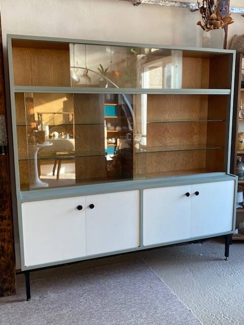 Vintage display cabinet bookcase