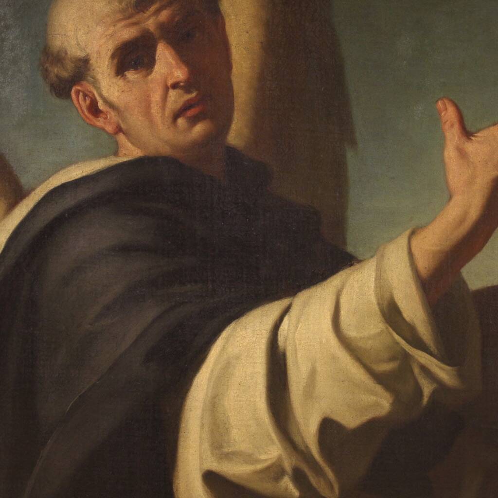 Great 18th century Italian painting, Saint Vincent Ferrer