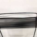 Set of 6 "Spaghetti" Chairs Italian Design 80s – Black & Chrome
